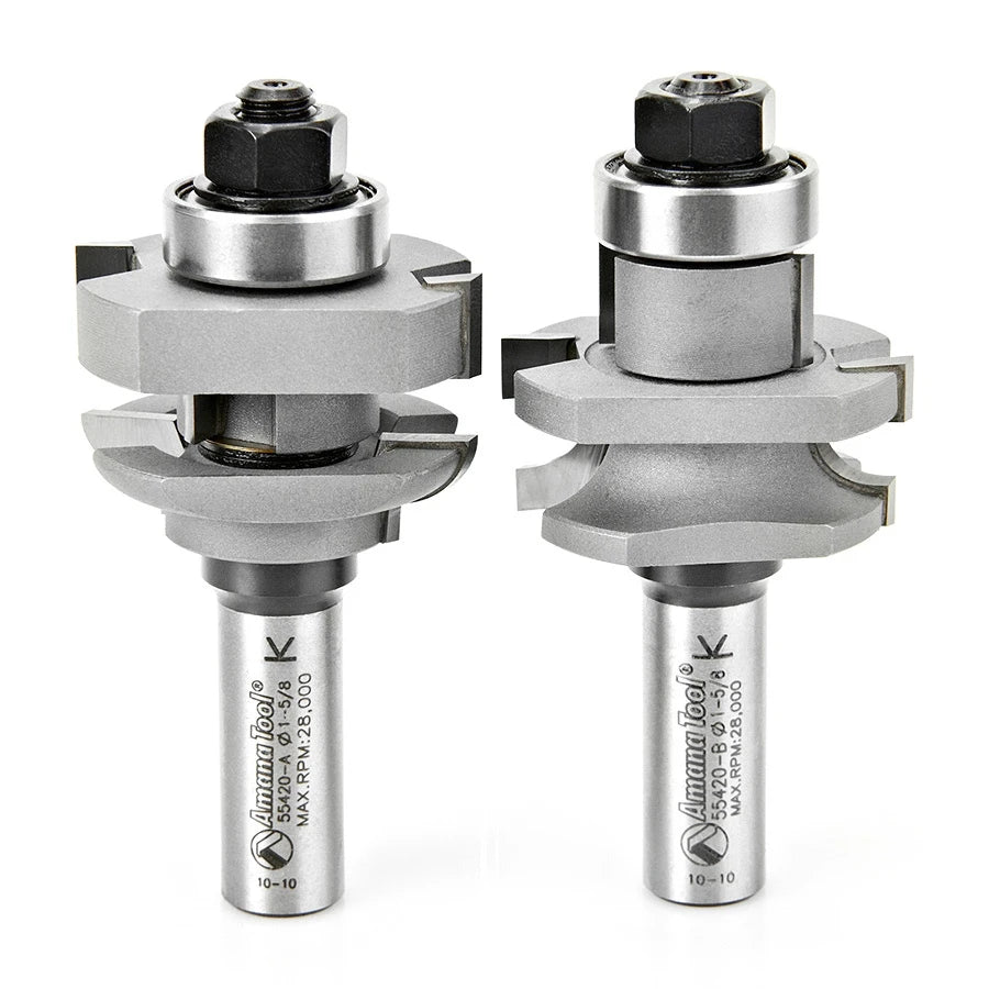 Amana Tool - 55420 - 2 PIECE CONCAVE STILE & RAIL