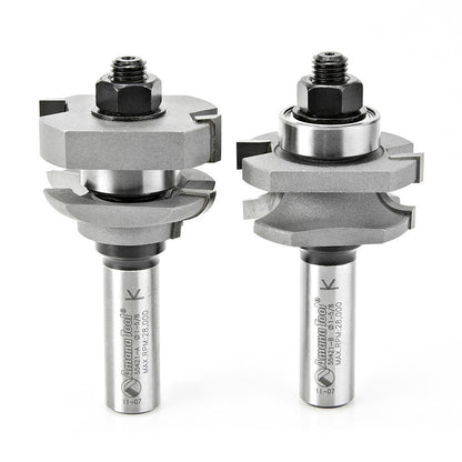 Amana Tool - 55421 - 2 PC CONCAVE STIL/RAIL 3/4 MAT