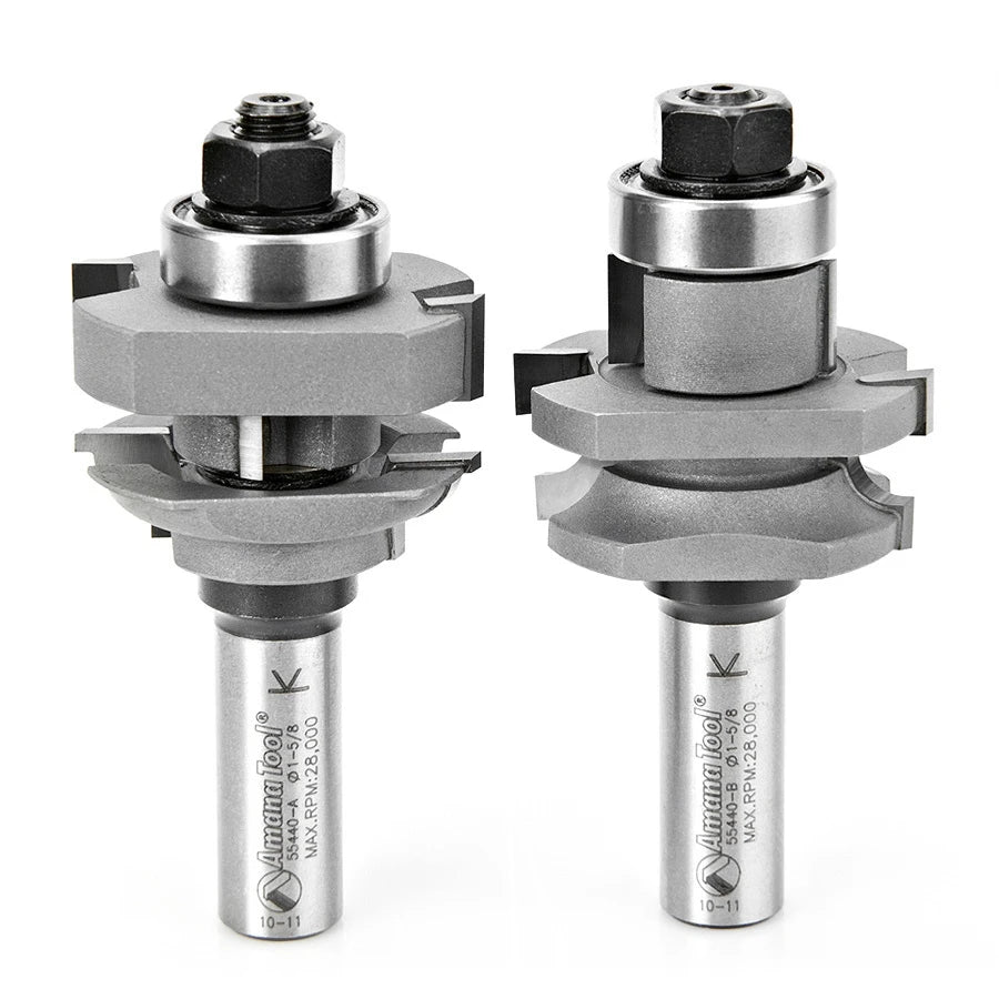 Amana Tool - 55440 - 2 PIECE BEAD STILE & RAIL SET