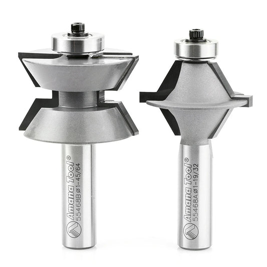 Amana Tool - 55468 - 60 DEGREE EDGE BANDING BIT SET