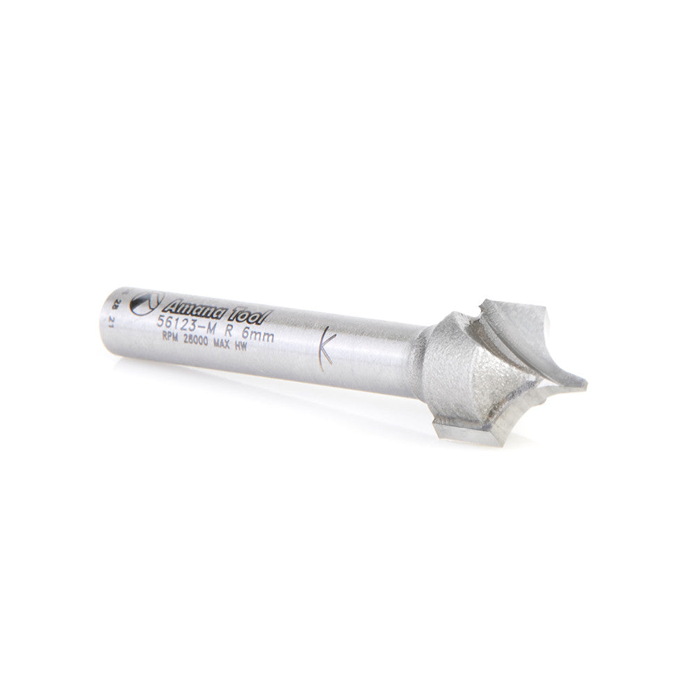 Amana Tool - 56123-M - POINT/ROUNDOVER 6mmRx6mmSHANKK