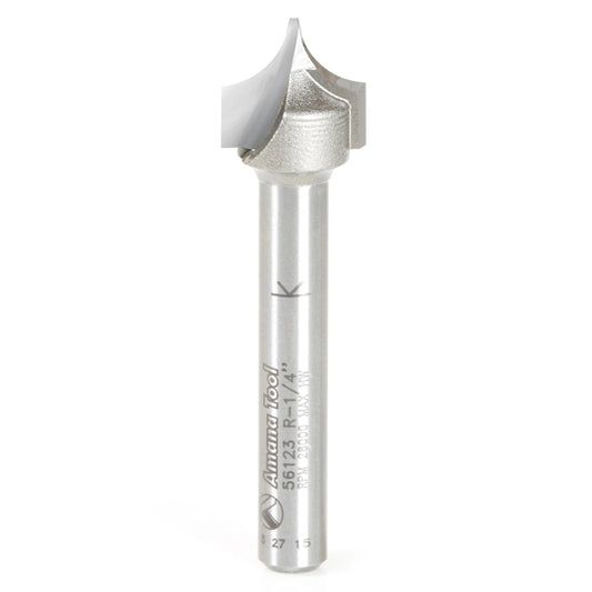 Amana Tool - 56123 - POINT/ROUNDOVER 1/4"Rx1/4"SHK