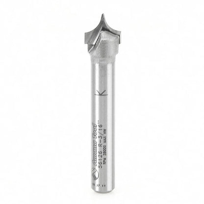 Amana Tool - 56126 - POINT/ROUNDOVER 3/16"Rx1/4"SHK