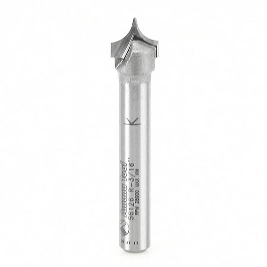 Amana Tool - 56126 - POINT/ROUNDOVER 3/16"Rx1/4"SHK