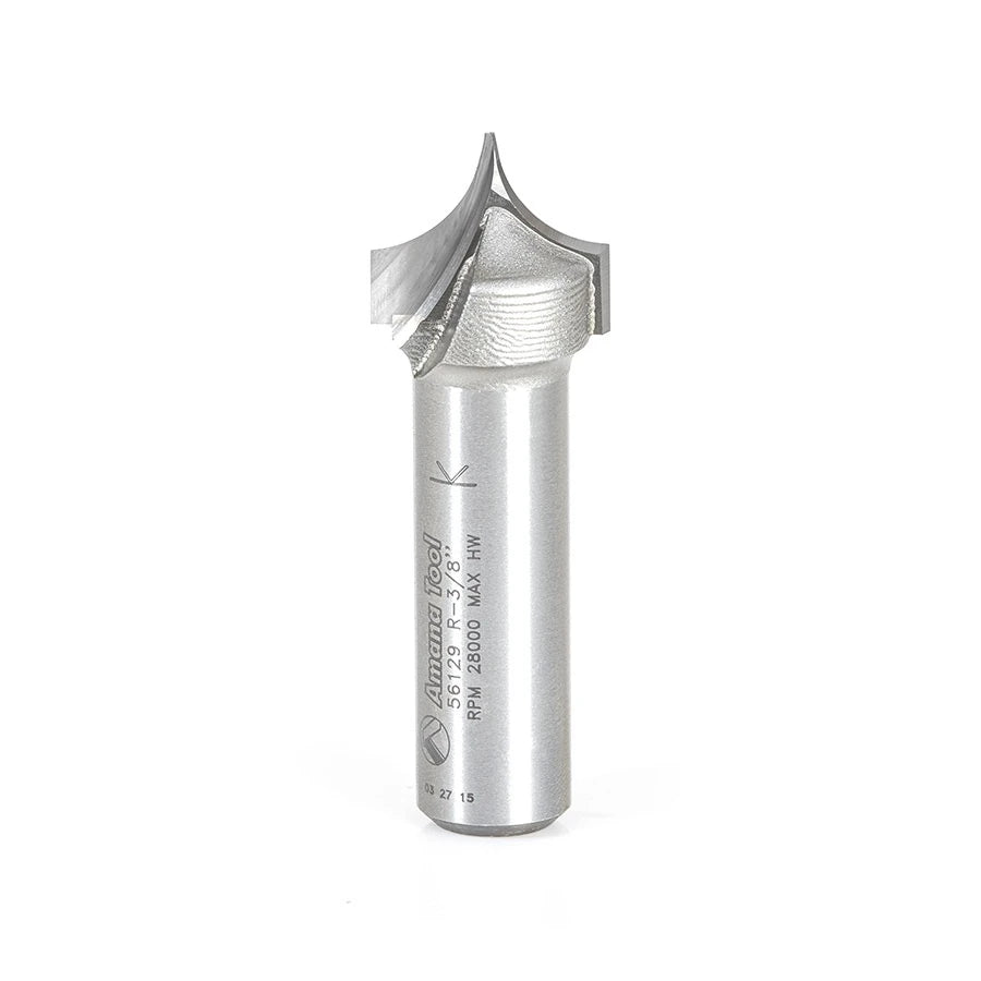 Amana Tool - 56129 - POINT/ROUNDOVER 3/8R 1/2"SHK