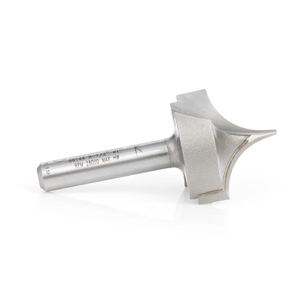 Amana Tool - 56144 - POINT/ROUNDOVER 1/2"Rx1/4"SHK