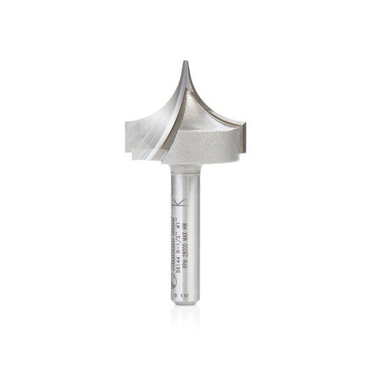 Amana Tool - 56144 - POINT/ROUNDOVER 1/2"Rx1/4"SHK