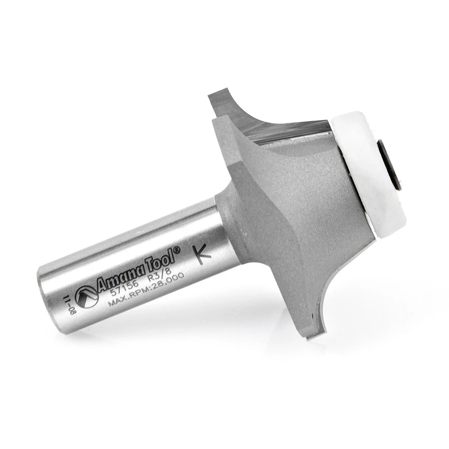 Amana Tool - 57156 - ROUND OVER DESIGN 3/8" RADIUS