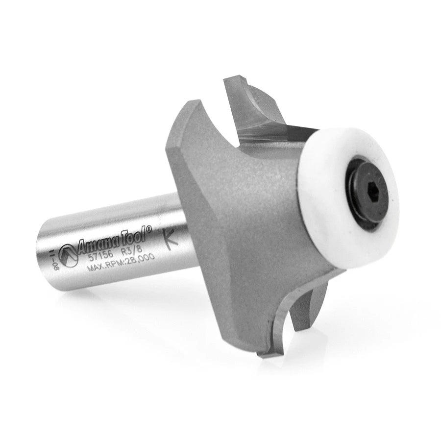 Amana Tool - 57156 - ROUND OVER DESIGN 3/8" RADIUS