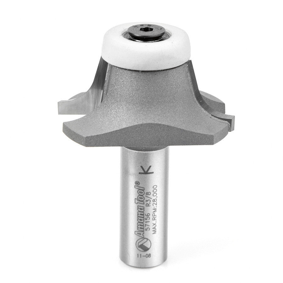 Amana Tool - 57156 - ROUND OVER DESIGN 3/8" RADIUS