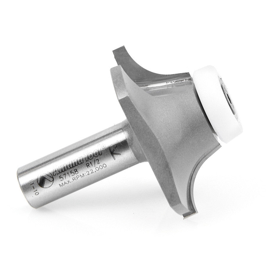 Amana Tool - 57158 - ROUND OVER DESIGN 1/2" RADIUS
