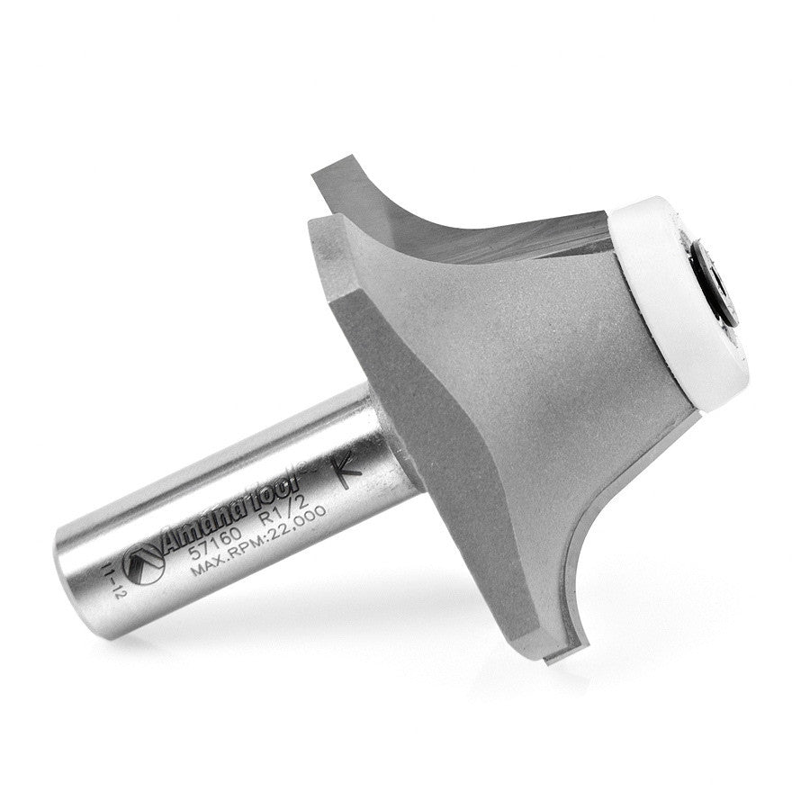 Amana Tool - 57160 - ROUND OVER DESIGN 1/2" RADIUS