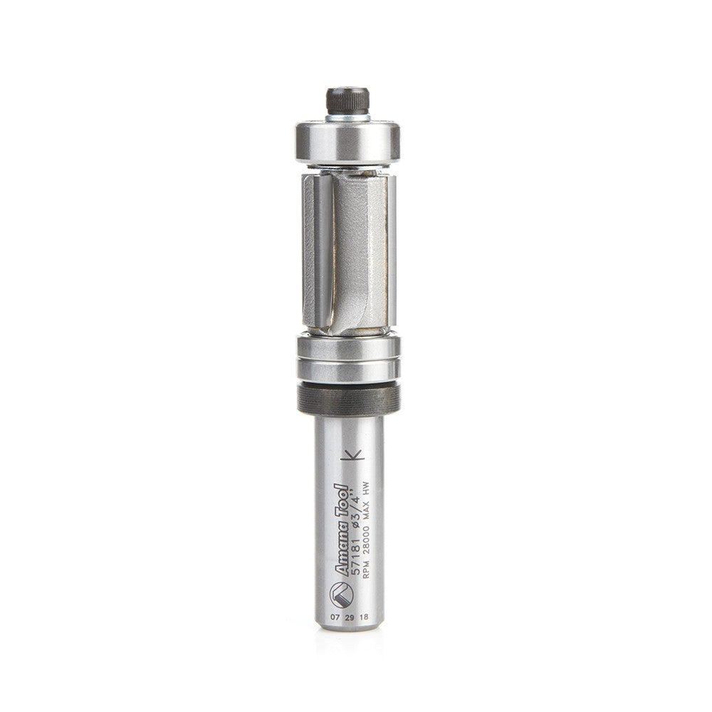 Amana Tool - 57180 - 3FL FLUSH TRIM 1/2 D x 1/4"SK