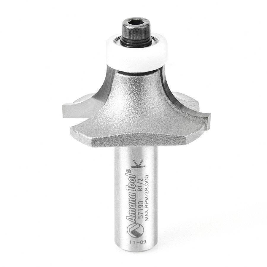 Amana Tool - 57190 - ROUNDING OVER BIT 1/2 RADIUS