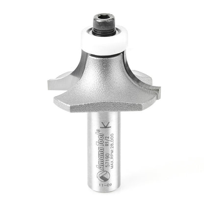 Amana Tool - 57190 - ROUNDING OVER BIT 1/2 RADIUS