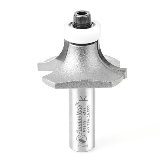 Amana Tool - 57190 - ROUNDING OVER BIT 1/2 RADIUS