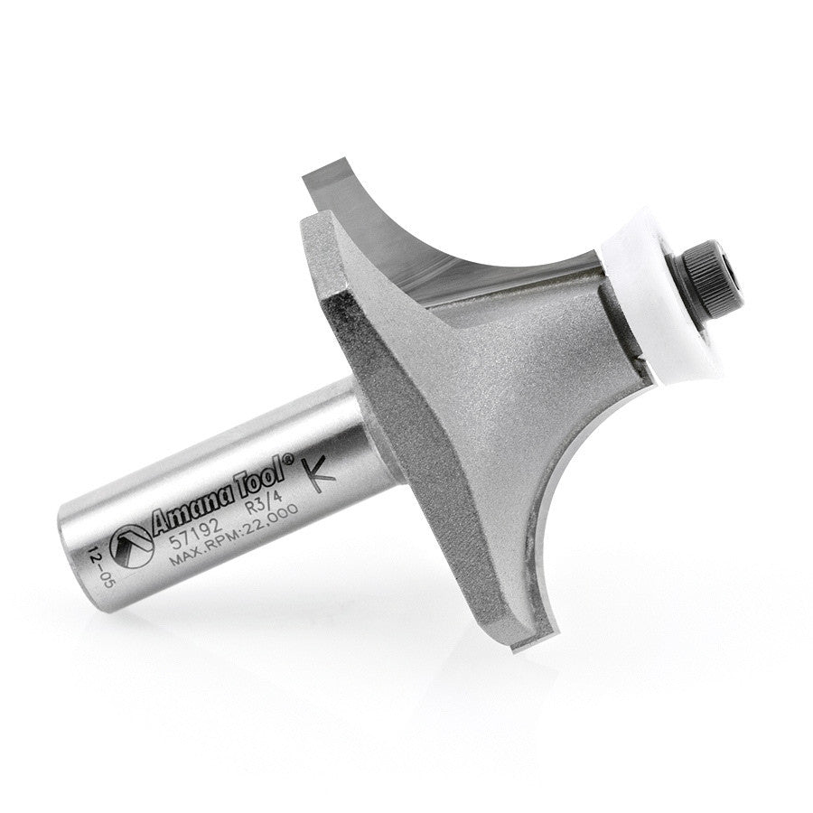 Amana Tool - 57192 - ROUNDING OVER BIT 3/4 RADIUS