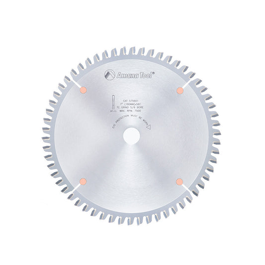 Amana Tool - 575601 - 7"/58T NON FERROUS T.C.G GRIND