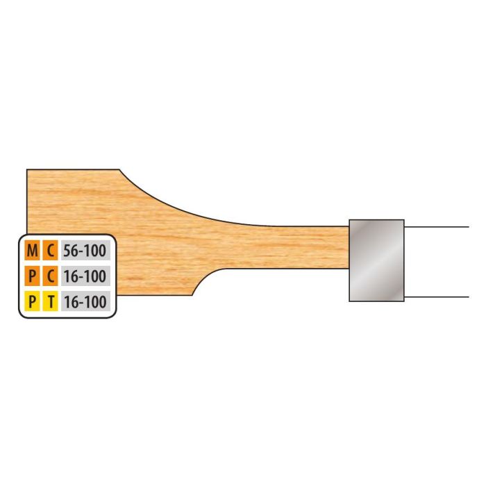 FREEBORN - PC-16-100 - CARBIDE RAISED PANEL TONGUE TRIMMER Shaper Cutter
