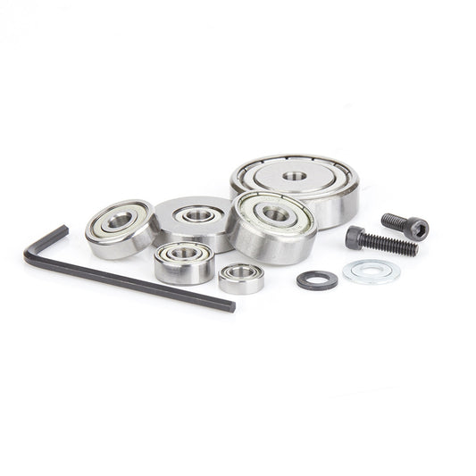Amana Tool - 6000 - ADJ. RABBET BEARING SET 11 PCS