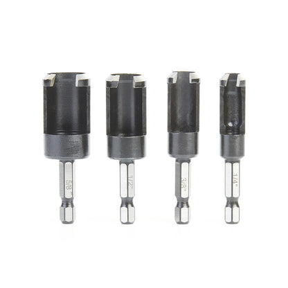 Amana Tool - 608-258 - PLUG CUTTER 4 PCS SET