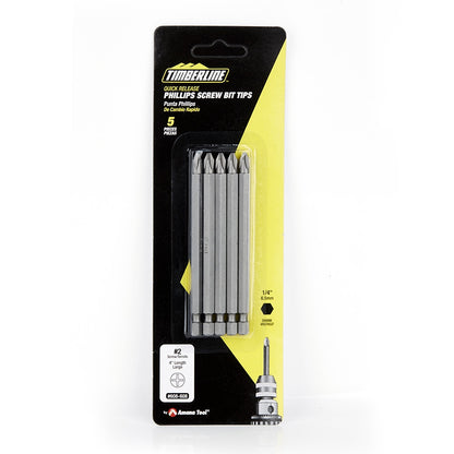 Amana Tool - 608-608 - 5 PS NO 2 PHILLIPS TIP 4" LONG