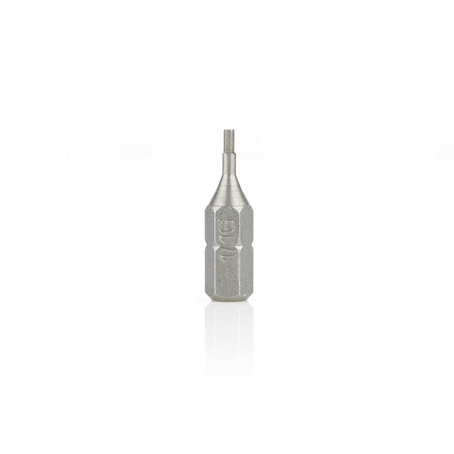 Amana Tool - 608-660 - 5 PC HEX BIT 1/16 TIP 1" LONG
