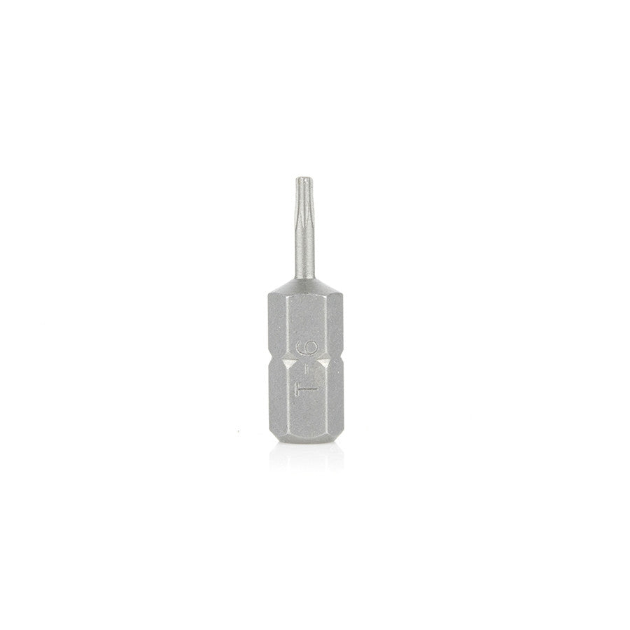 Amana Tool - 608-700 - 5 PC T6 TORX BIT TIP 1" LONG