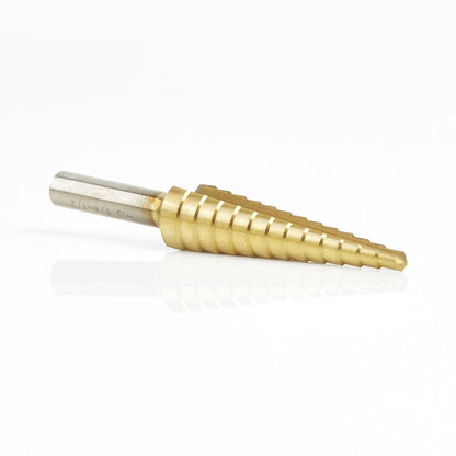 Amana Tool - 608-780 - STEP DRILL TITANIUM 1/8"- 1/2"