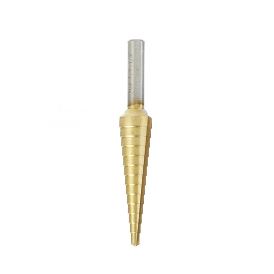 Amana Tool - 608-780 - STEP DRILL TITANIUM 1/8"- 1/2"