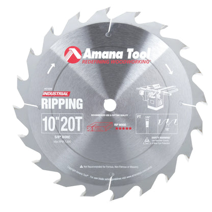 Amana Tool - 610200 - 10"/20T RIPPING STRAIGHT GRIND