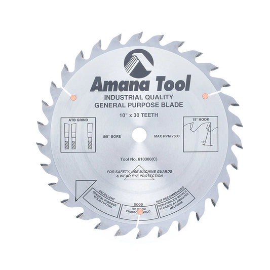 Amana Tool - 610300 - 10"/30T RIPPING A.T.B. GRIND