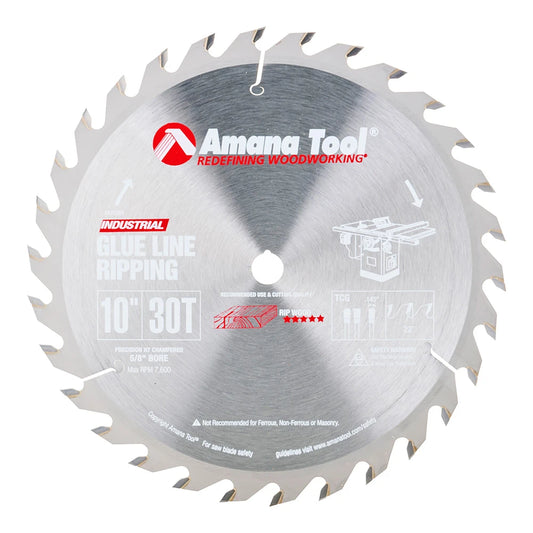Amana Tool - 610301 - 10"/30T GLUE JOINT RIP T.C.G.