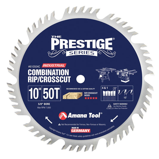 Amana Tool - 610504C - 10"/50T COMBINATION GRIND