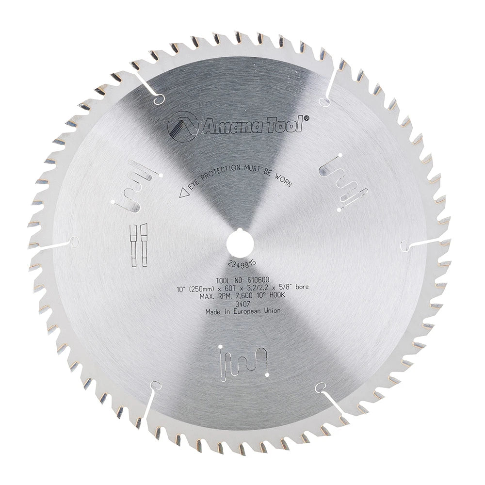Amana Tool - 610600 - 10"/60T CUT-OFF SAW ATB GRIND