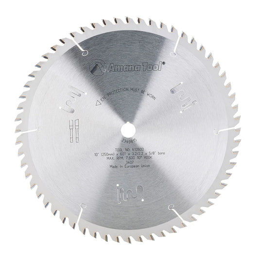 Amana Tool - 610600 - 10"/60T CUT-OFF SAW ATB GRIND