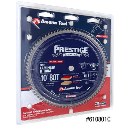 Amana Tool - 610801C - 10"/80T TRIM SAW T.C.G. GRIND