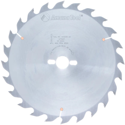 Amana Tool - 612240-30 - 12"/24T RIPPING STRAIGHT 30MM