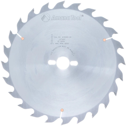 Amana Tool - 612240-30 - 12"/24T RIPPING STRAIGHT 30MM