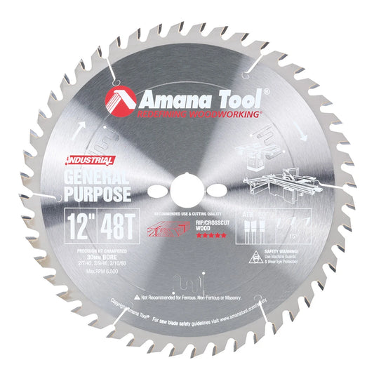 Amana Tool - 612480-30 - 12"/48T GENERAL PURPOSE A.T.B.