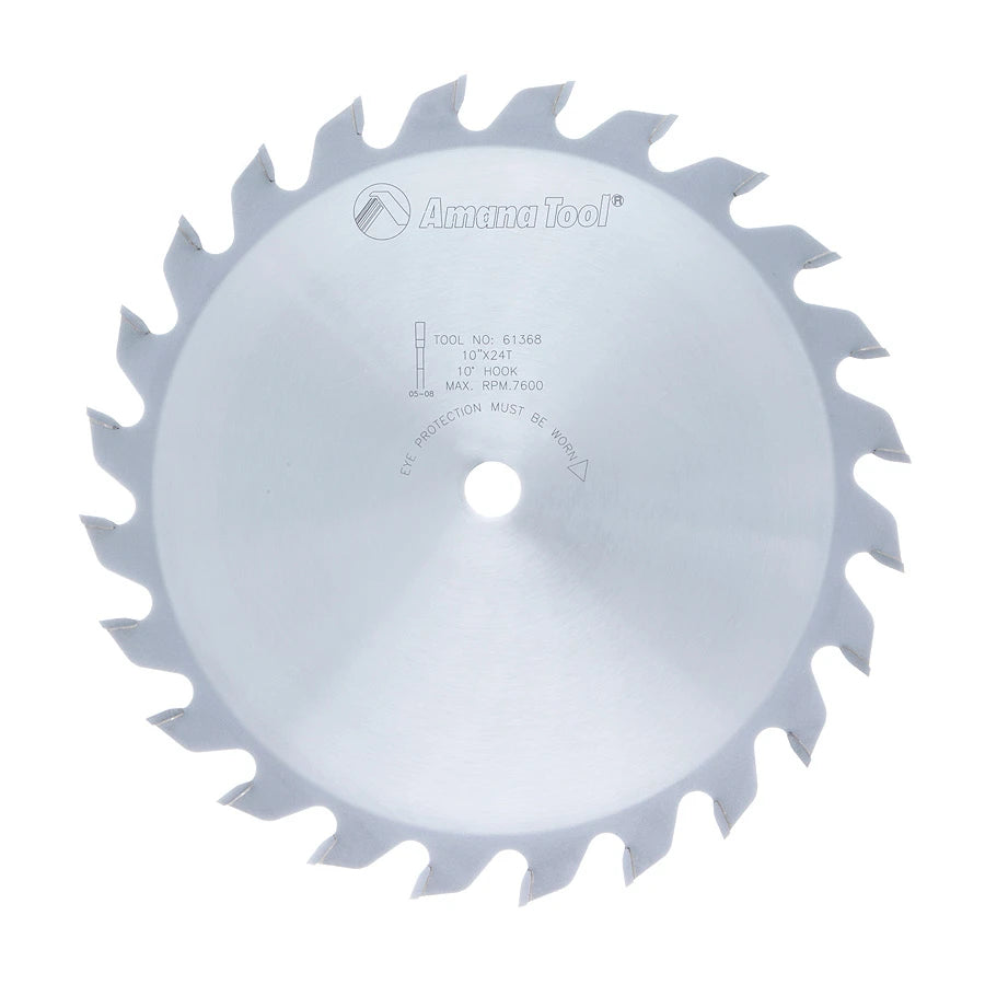 Amana Tool - 61368 - 1/4"x10"x24T GROOVER 5/8" BORE