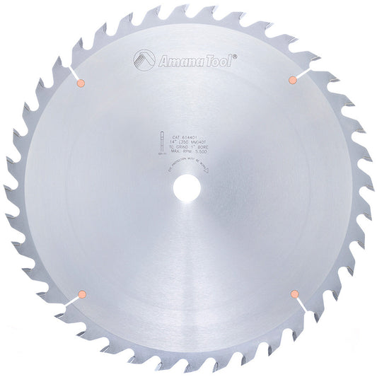Amana Tool - 614401 - 14"/40T GLUE LINE RIP  TCG 1"