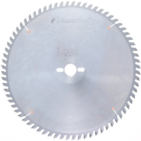 Amana Tool - 614720-30 - 14"/72T CUT-OFF ATB 30MM BORE.