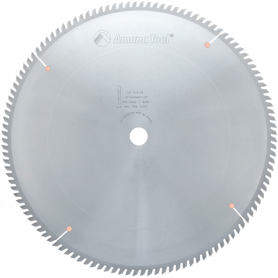 Amana Tool - 616128 - 16"/120T TRIM SAW A.T.B GRIND