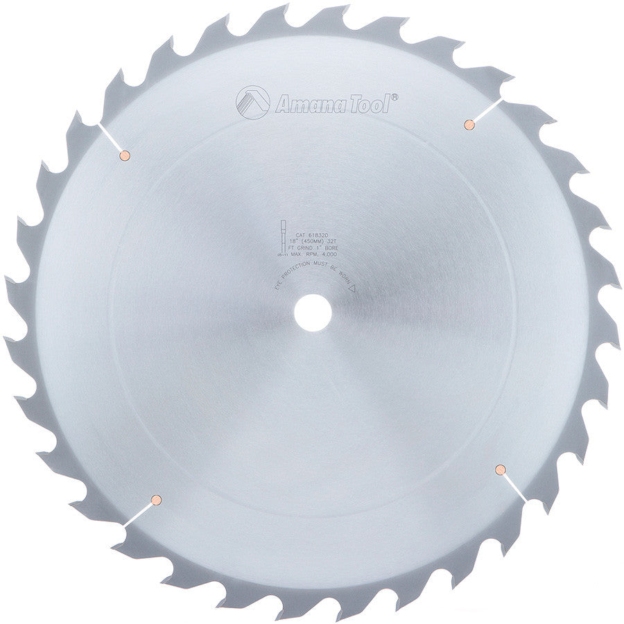Amana Tool - 618320 - 18"/32T RIPPNG STRAIGHT GRIND