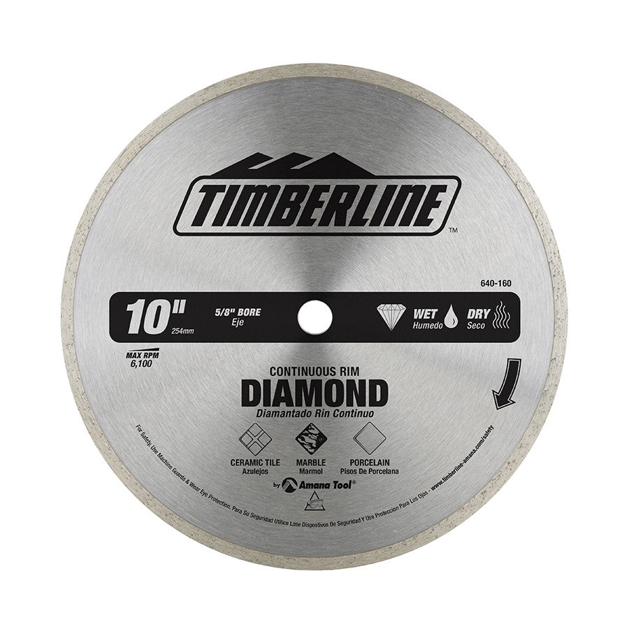 Amana Tool - 640-160 - CONTINUOUS RIM DIAMOND 10" DIA