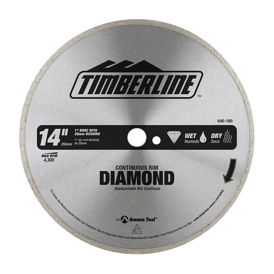 Amana Tool - 640-180 - CONTINUOUS RIM DIAMOND 14" DIA