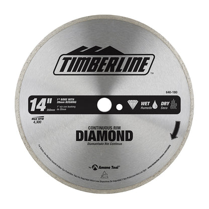 Amana Tool - 640-180 - CONTINUOUS RIM DIAMOND 14" DIA