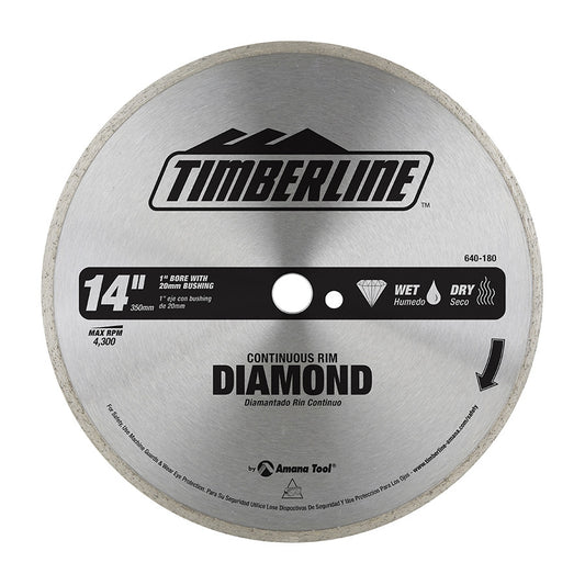 Amana Tool - 640-180 - CONTINUOUS RIM DIAMOND 14" DIA