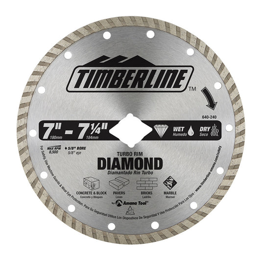 Amana Tool - 640-240 - SINTERED TURBO FLAT 7" DIA